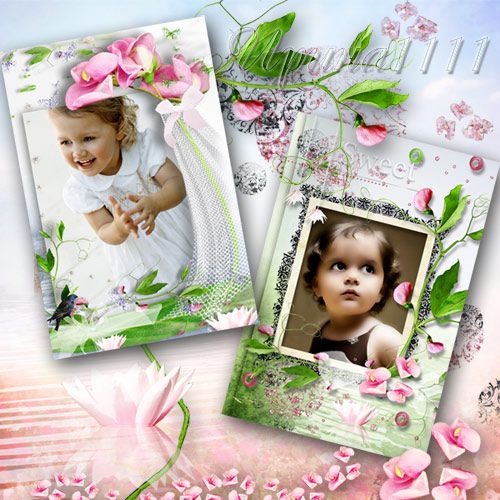 Рамка для Photoshop - Летнее чудо (PSD)